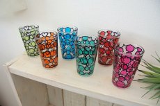 画像2: モロッコミントティーグラス｜エッサウィラ（色グラス） (2)