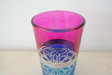 画像3: モロッコミントティーグラス｜マラケシュ（色グラス / 模様シルバー） (3)