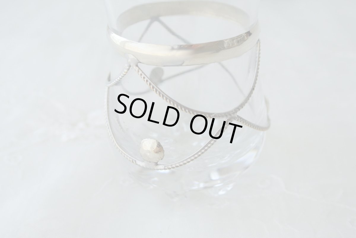 画像3: モロッコミントティーグラス｜くびれ・メタル装飾付きA  (3)