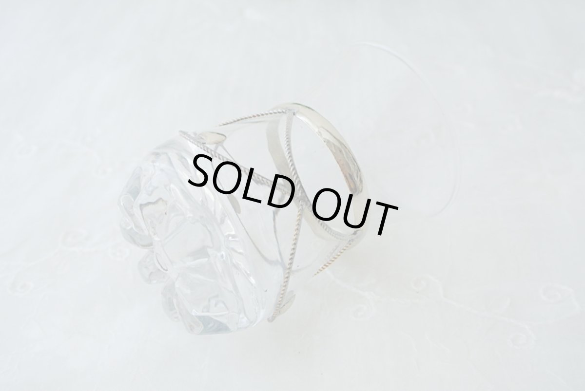 画像4: モロッコミントティーグラス｜くびれ・メタル装飾付きA  (4)