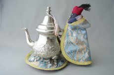 画像2: モロッコポットつかみ人形 ｜ポットミトン　鍋つかみ【メール便可】  (2)