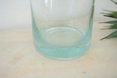画像3: モロッコミントティーグラス｜リサイクルガラス（水色）台形 (3)