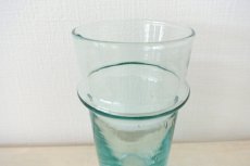 画像2: モロッコミントティーグラス｜リサイクルガラス（水色）Lサイズ (2)