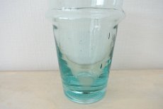 画像3: モロッコミントティーグラス｜リサイクルガラス（水色）Lサイズ (3)
