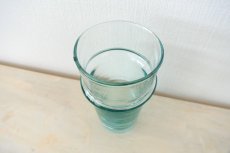 画像4: モロッコミントティーグラス｜リサイクルガラス（水色）Lサイズ (4)