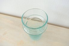 画像4: モロッコミントティーグラス｜リサイクルガラス（水色）Sサイズ (4)