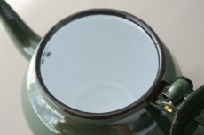 画像7: モロッコホーローティーポット（昭和レトロ風：緑）｜Mサイズ　400ml (7)