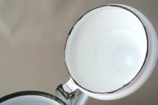 画像7: モロッコホーローティーポット（昭和レトロ風：白）｜Mサイズ　500ml (7)