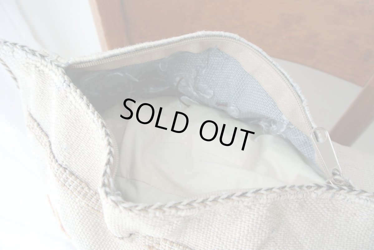 画像5: 【SALE】サブラ （カクタスシルク）クッションカバー・ベージュ【メール便可】 (5)