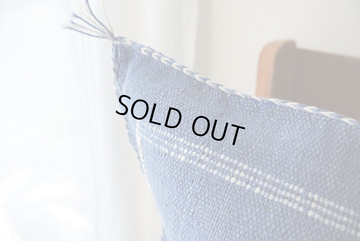 画像4: サブラ （カクタスシルク）クッションカバー・ブルー【メール便可】 (4)