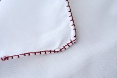 画像4: フェズ刺繍ナプキン（レッド）【メール便可】 (4)