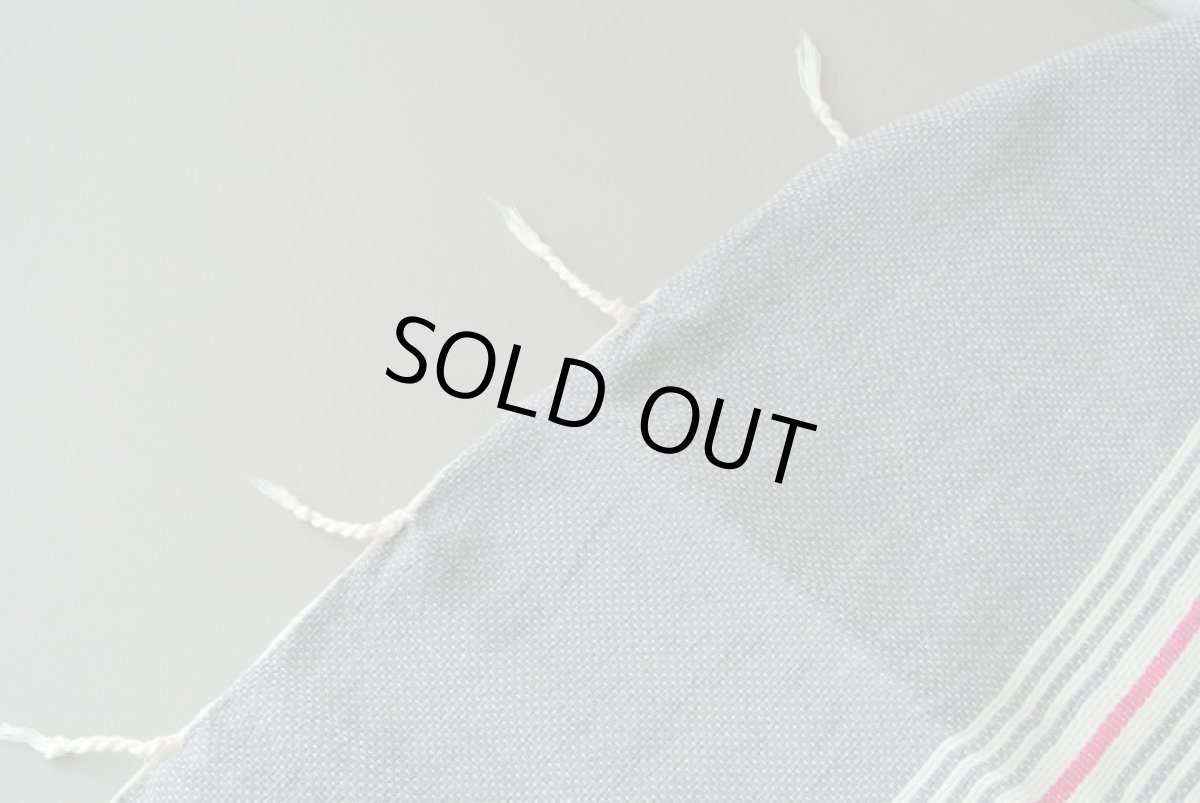 画像4: 【アウトレット】マルチクロス（ハマムタオル）｜グレー×ピンク (4)