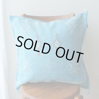 サブラ （カクタスシルク）クッションカバー・ブルー【メール便可】