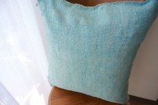 画像6: サブラ （カクタスシルク）クッションカバー・水色【メール便可】 (6)