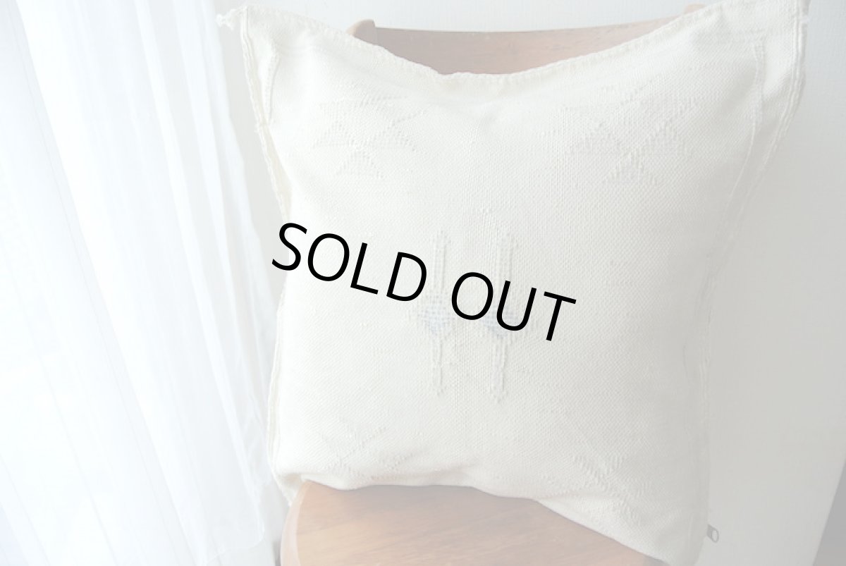 画像2: サブラ （カクタスシルク）クッションカバー・オフホワイト【メール便可】  (2)