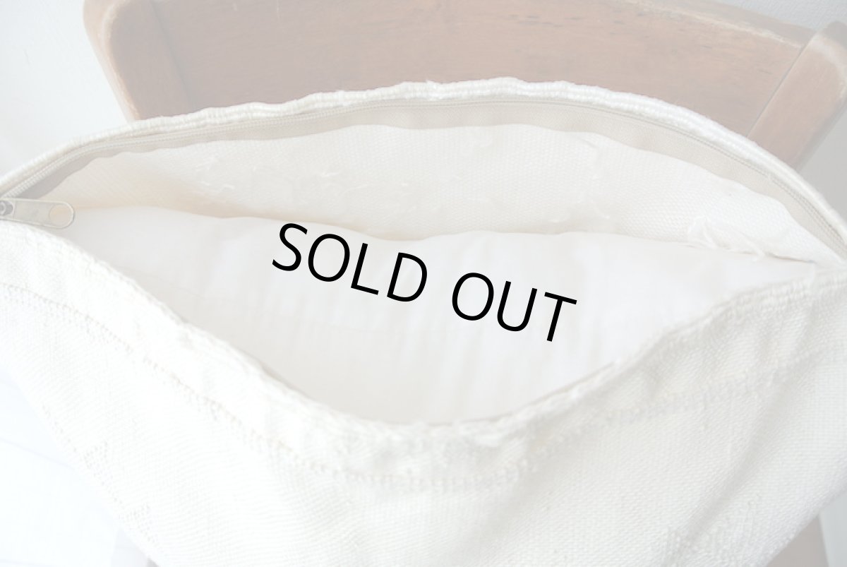 画像5: サブラ （カクタスシルク）クッションカバー・オフホワイト【メール便可】  (5)