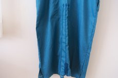 画像4: モロッコ民族衣装（キッズサイズ / ブルーグリーン）カフタン ジュラバ チュニック【メール便選択可】 (4)