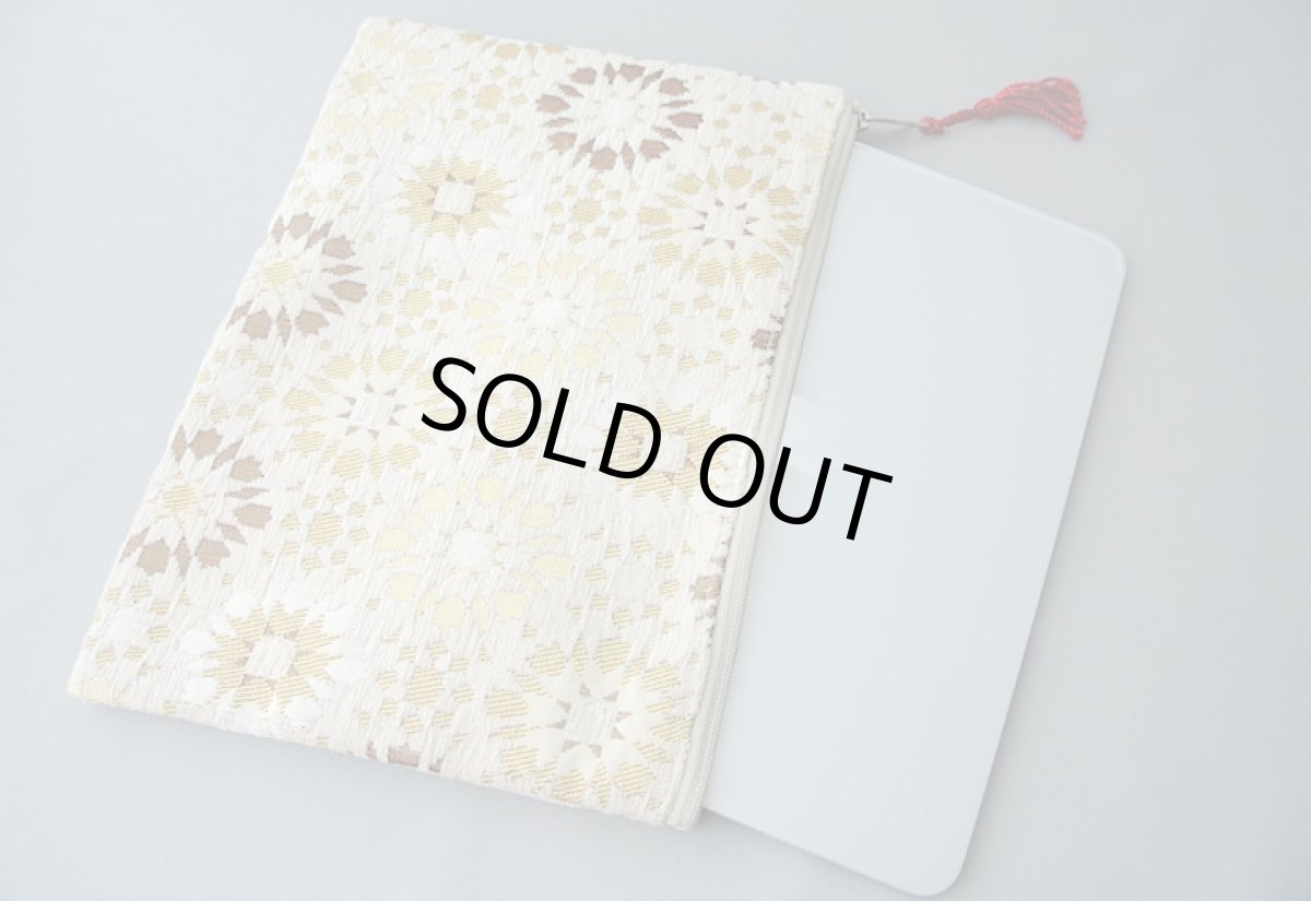 画像5: モロッコ布ポーチ｜Lサイズ 【メール便可】　 (5)