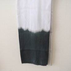 画像1: サハラ砂漠のターバン（白×グレー）【メール便選択可】 (1)