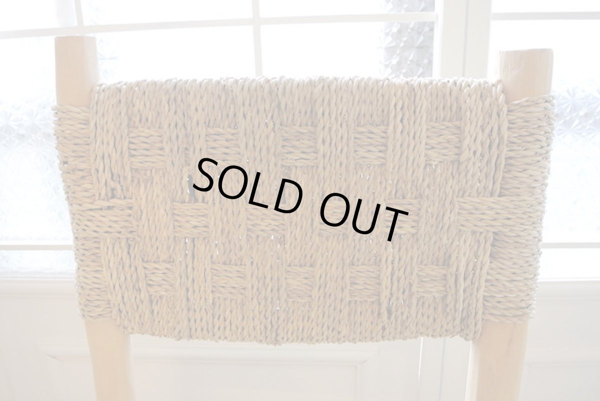 画像3: オレンジの木の椅子｜特大サイズ・背もたれあり（ナチュラル）※店舗でのみ販売 (3)