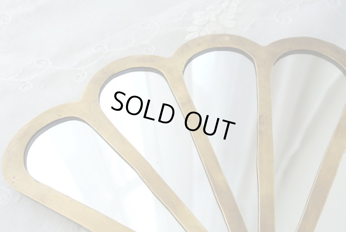 画像3: モロッコウォールミラー｜貝殻・中サイズ（真鍮製） (3)