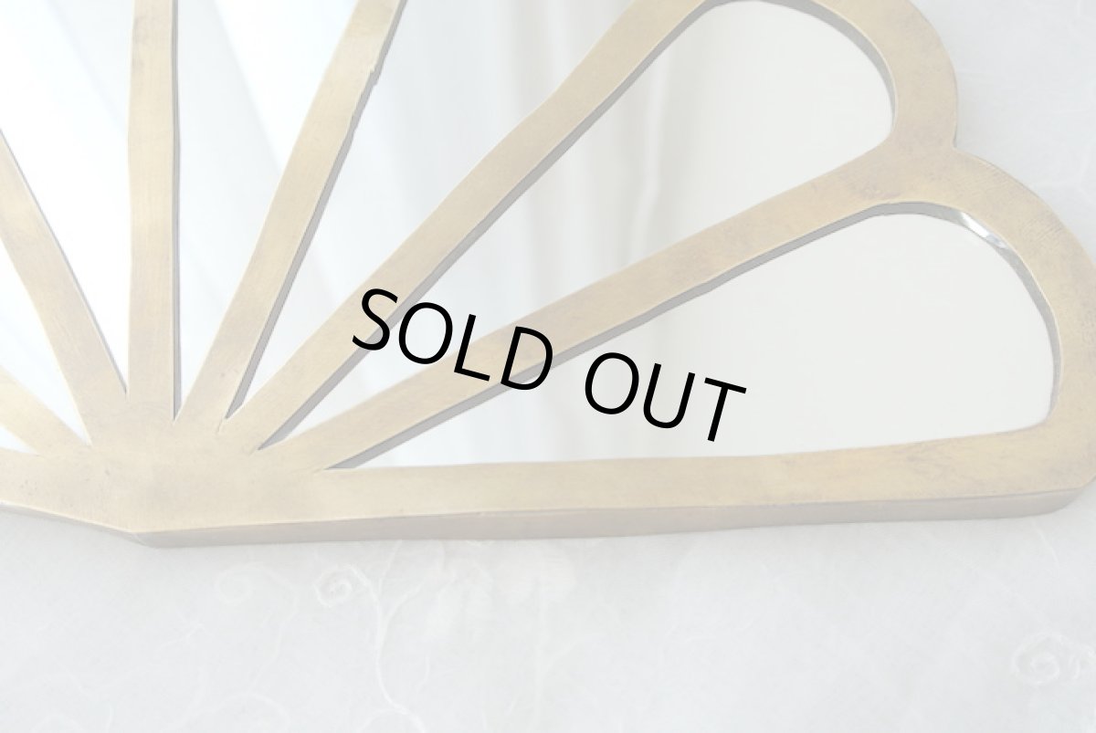 画像4: モロッコウォールミラー｜貝殻・中サイズ（真鍮製） (4)