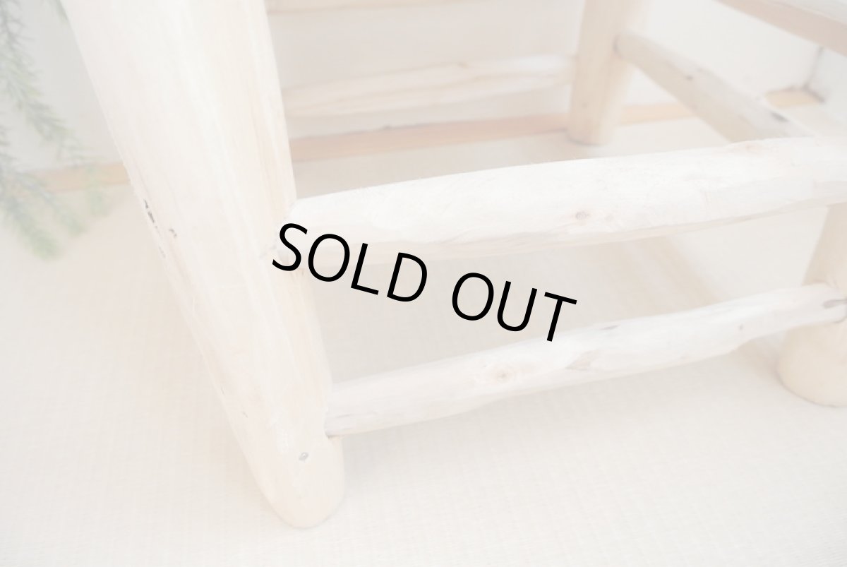 画像4: オレンジの木の椅子｜Mサイズ（ナチュラル） スツール (4)