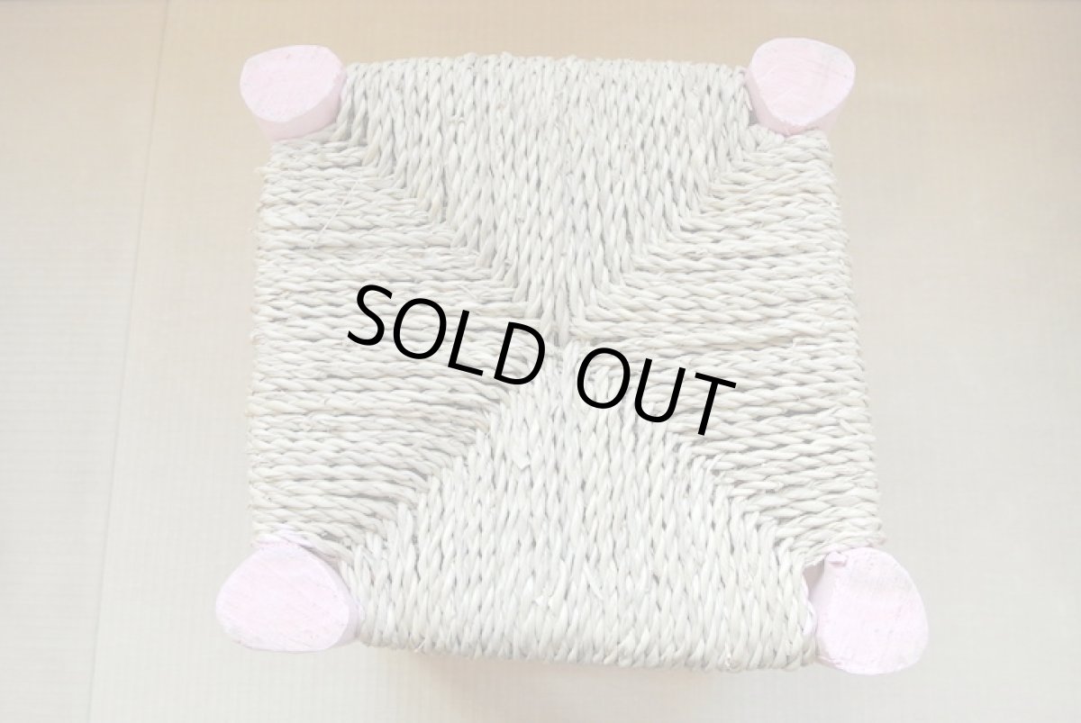 画像3: オレンジの木の椅子｜Sサイズ（ピンク）スツール (3)