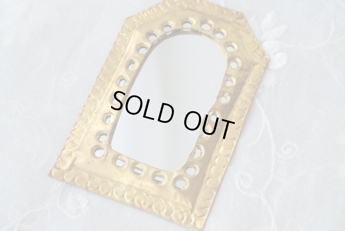 画像3: モロッコミニミラー｜パンチング（真鍮製） (3)