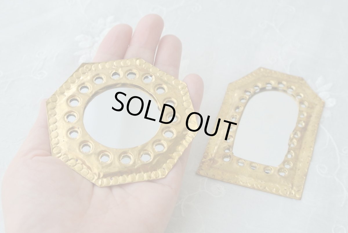 画像4: モロッコミニミラー｜パンチング（真鍮製） (4)