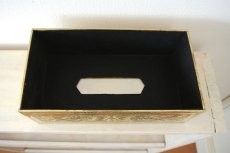 画像7: メタルティッシュケース｜彫り模様（ 色：ゴールド） (7)