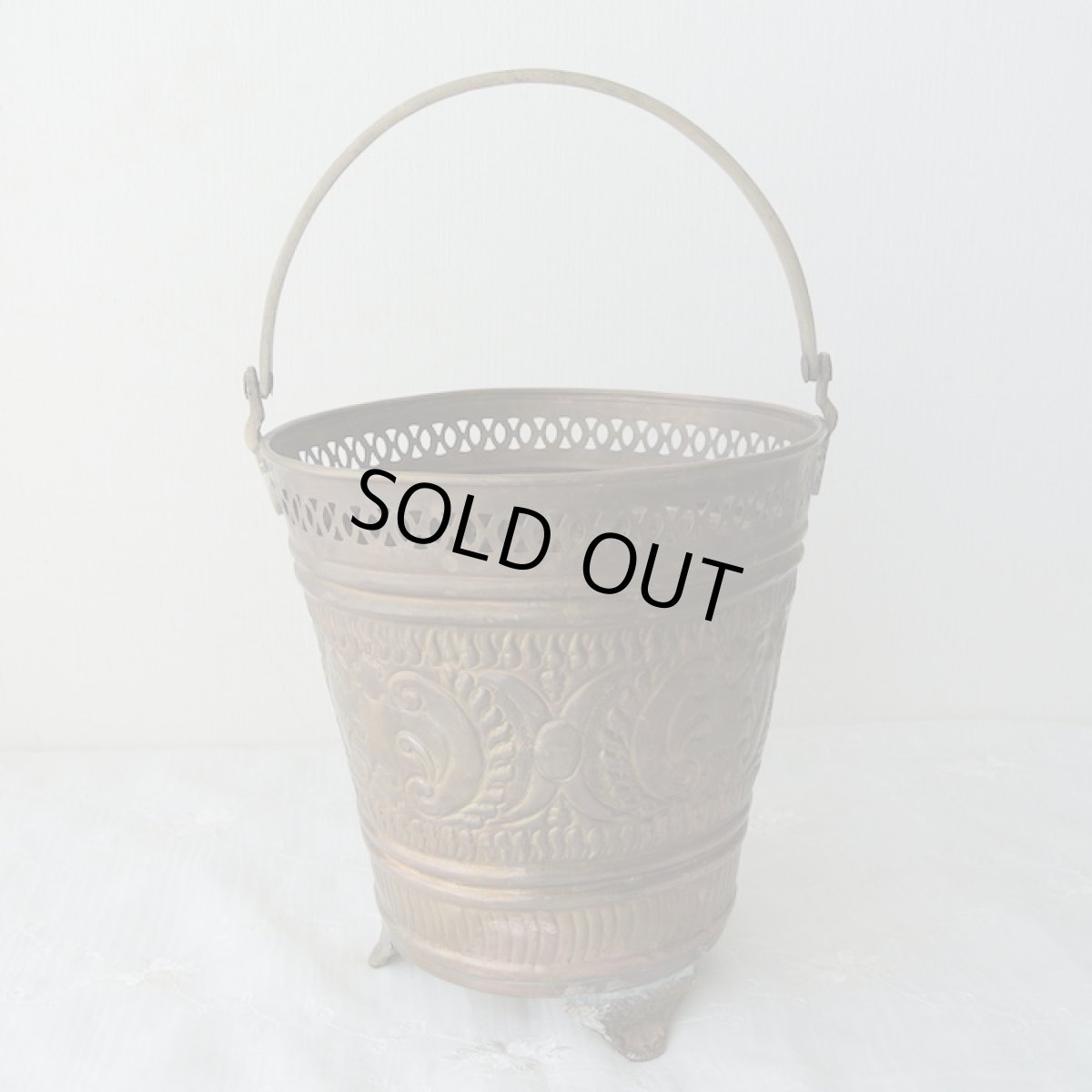 画像1: ハマムバケツ（ビンテージ）｜  鉢カバー　物入れ (1)