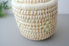 画像4: モロッコ蓋つきかご小物入れ・L　ベルベルバスケット　モロッコインテリア  (4)