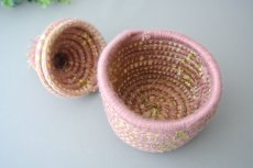 画像8: モロッコ蓋つきかご小物入れ・L　ベルベルバスケット　モロッコインテリア  (8)