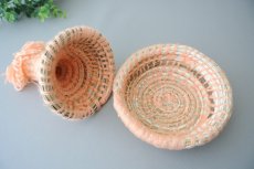 画像4: モロッコ蓋つきかご小物入れ・M　ベルベルバスケット　モロッコインテリア  (4)