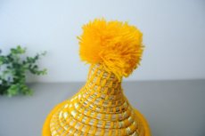 画像6: モロッコ蓋つきかご小物入れ・M　ベルベルバスケット　モロッコインテリア  (6)