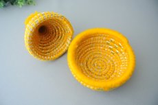 画像8: モロッコ蓋つきかご小物入れ・M　ベルベルバスケット　モロッコインテリア  (8)