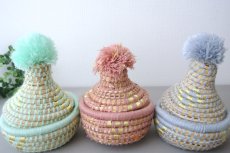 画像3: モロッコ蓋つきかご小物入れ・S　ベルベルバスケット　モロッコインテリア  (3)
