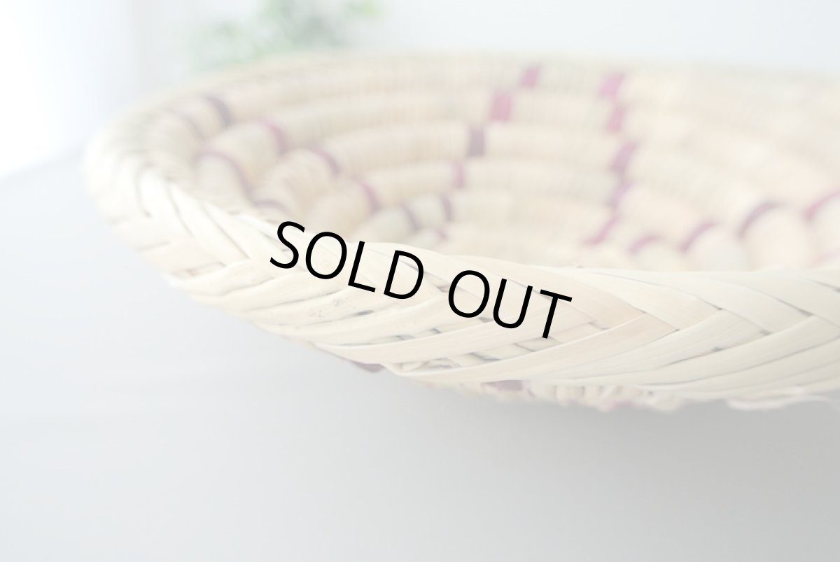 画像3: モロッコかご皿｜丸・柄 Mサイズ　小物入れ　フルーツかご (3)