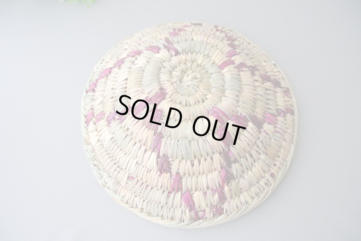 画像5: モロッコかご皿｜丸・柄 Mサイズ　小物入れ　フルーツかご (5)