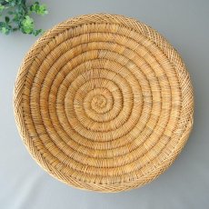 画像1: モロッコかご皿｜丸・無地 Mサイズ　小物入れ　フルーツかご (1)