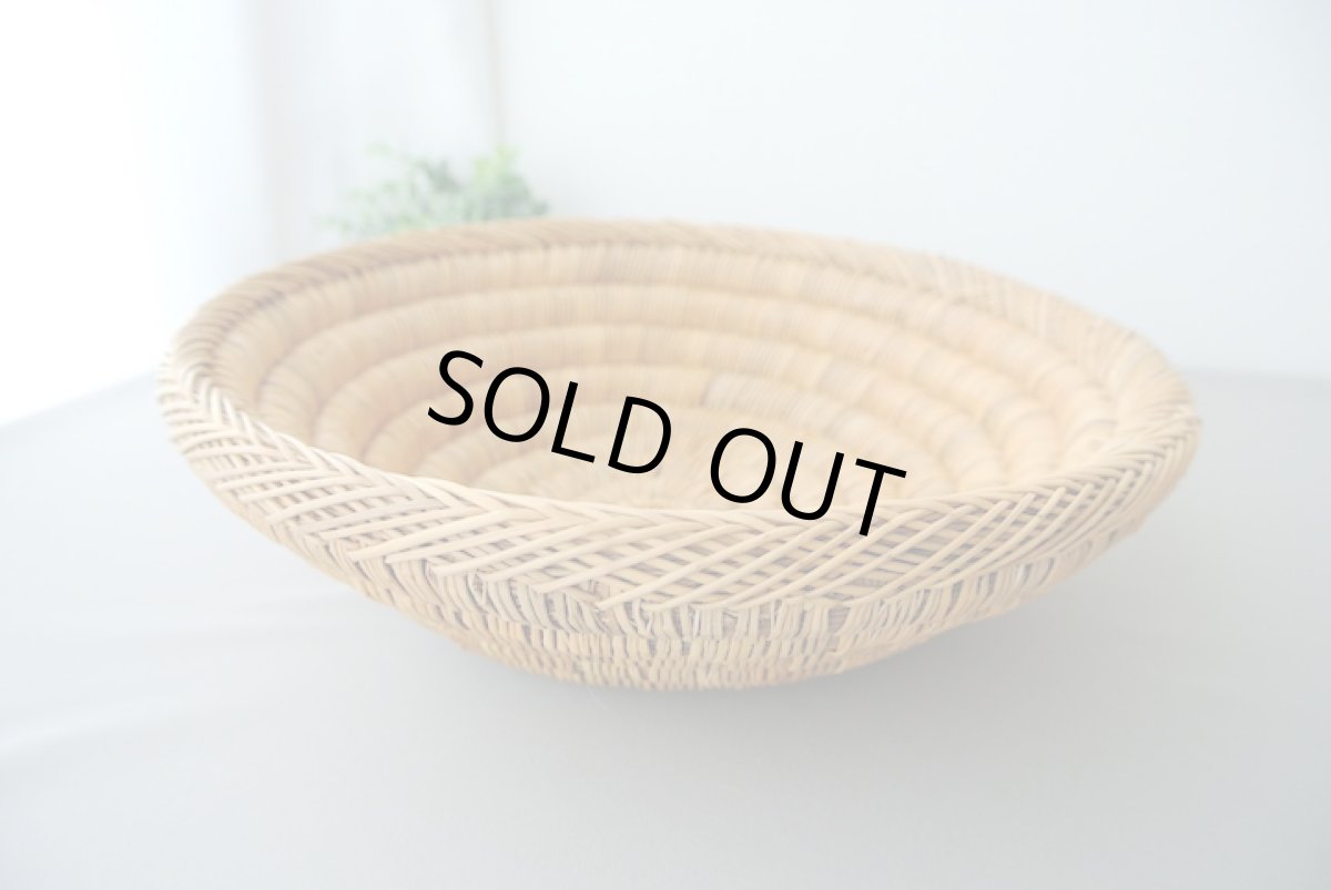 画像2: モロッコかご皿｜丸・無地 Mサイズ　小物入れ　フルーツかご (2)