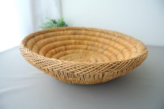 画像2: モロッコかご皿｜丸・無地 Mサイズ　小物入れ　フルーツかご (2)