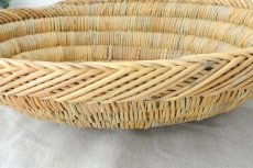 画像4: モロッコかご皿｜楕円・無地 Mサイズ　小物入れ　フルーツかご (4)