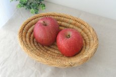 画像2: モロッコかご皿｜楕円・無地 Mサイズ　小物入れ　フルーツかご (2)
