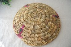 画像6: モロッコかご皿｜丸・柄 Mサイズ　小物入れ　フルーツかご (6)