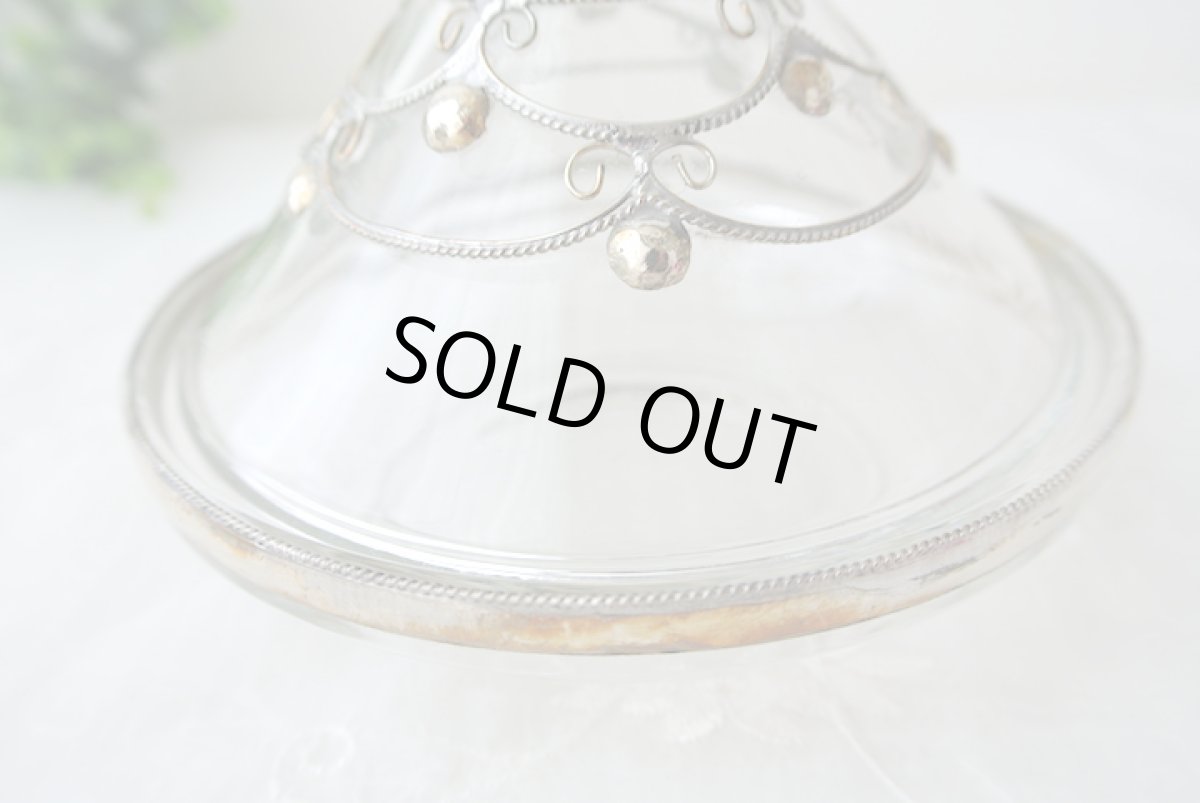 画像5: ガラスのタジン小物入れ|メタル装飾付きA (5)