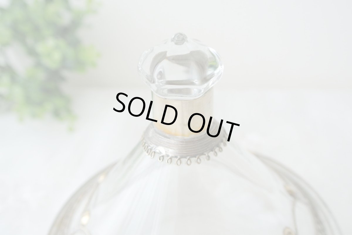 画像4: ガラスのタジン小物入れ｜メタル装飾付きB  (4)