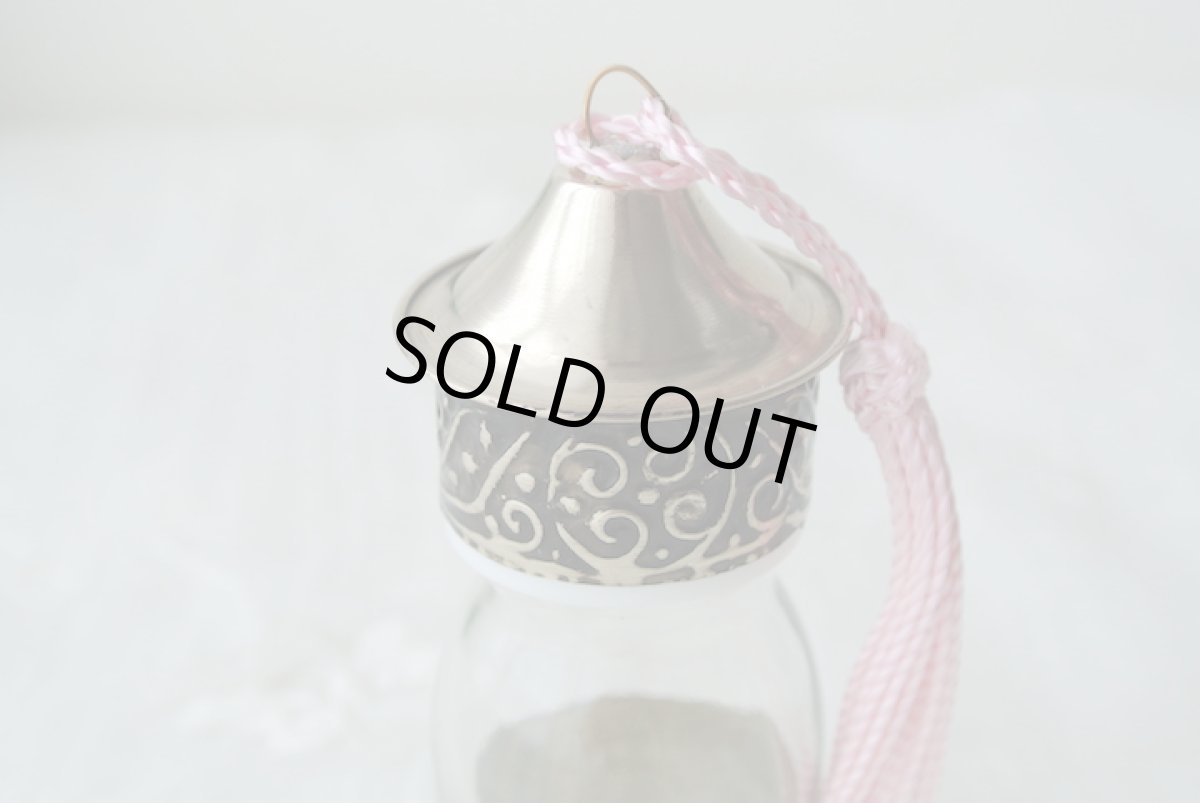 画像4: モロッコのミニミニガラスボトル（小瓶）｜タッセル付き (4)