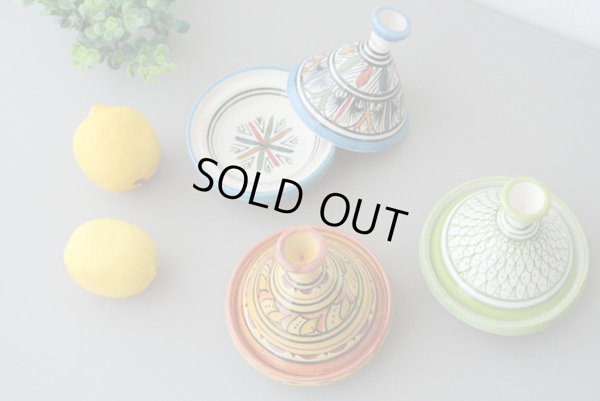 画像2: ミニタジン小物入れ（サフィ ）｜アクセサリーケース　スパイス入れ (2)